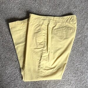 LOFT Women’s Yellow Chino Pants